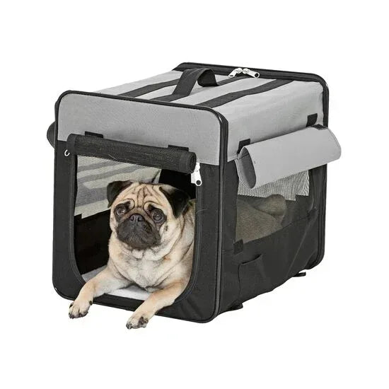 GEANTA DE TRANSPORT PENTRU CAINI FLAMINGO SMART TOP PLUS 46X36X41CM - Petshop-constanta