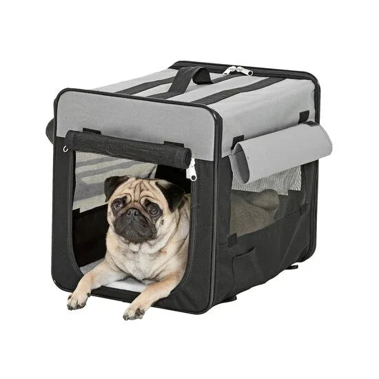 GEANTA DE TRANSPORT PENTRU CAINI FLAMINGO SMART TOP PLUS 64x46x53CM - Petshop-constanta