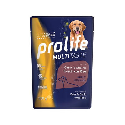 Hrană premium umedă pentru câini adulți , ren cu cartof- plicprolife 300gr.