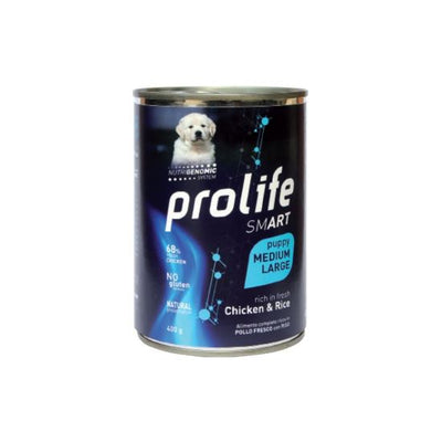 Hrană premium umedă pentru câini puppy ,pui și cartofi- Conservă prolife 400gr.
