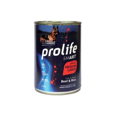 Hrană premium umedă pentru câini adulți , vita și cartofi- Conservă prolife 400gr.