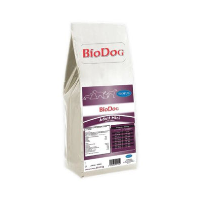 Hrană uscată pentru câini adulți Biodog, Miel orez, sac 20kg