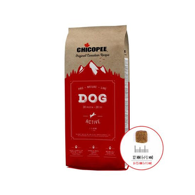 Hrană uscată pentru câini adulți Activ, pui și orez, - Chicopee sac 20kg