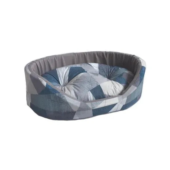CULCUS TEXTIL PENTRU CAINI SI PISICI TAURUS 1 GEO BLUE - Petshop-constanta