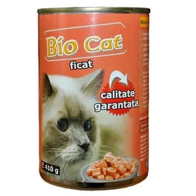 HRANA UMEDA PENTRU PISICI BIOCAT FICAT 410GR(24BUC/BAX) - Petshop-constanta