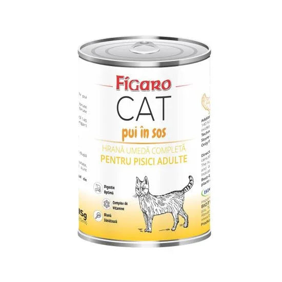 HRANA UMEDA PENTRU PISICI FIGARO CAT PUI IN SOS CONSERVA 415G - Petshop-constanta