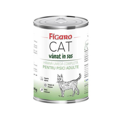 HRANA UMEDA PENTRU PISICI FIGARO CAT VANAT IN SOS CONSERVA 415G