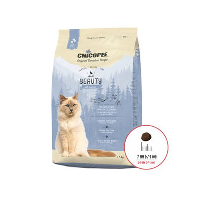 HRANA USCATA PENTRU PISICI SUPER PREMIUM CHICOPEE CNL ADULT BEAUTY SALMON