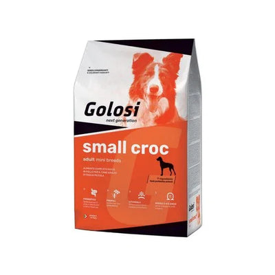 Hrană uscată pentru câini adulți Golosi small Krok, pui și orez, sac 12kg