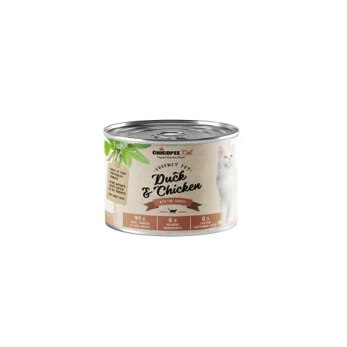 Chicopee Rață & Pui 195g – Hrană umedă pisici super premium - Petshop-constanta