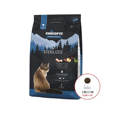 HRANA USCATA PENTRU PISICI SUPER PREMIUM CHICOPEE HNL STERILIZED - Petshop-constanta