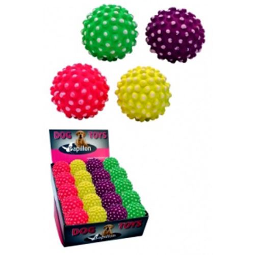 JUCARIE PENTRU CAINI PAPILLON MINGE NEON, MIX COLOURS, IN DISPLAY, 7,2 CM-40 BUC/SET/ 140135