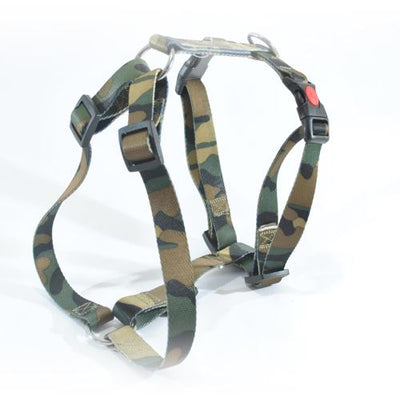 HAM PENTRU CAINI 3X AJUSTABIL NYLON MOL CAMUFLAJ CLICK