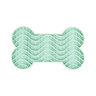 HRANITOR INTERACTIV FLAMINGO LICK PAD YUMMEE MINT GREEN S 15x8,6x1,9 CM - Petshop-constanta