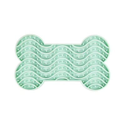 HRANITOR INTERACTIV FLAMINGO LICK PAD YUMMEE MINT GREEN S 15x8,6x1,9 CM