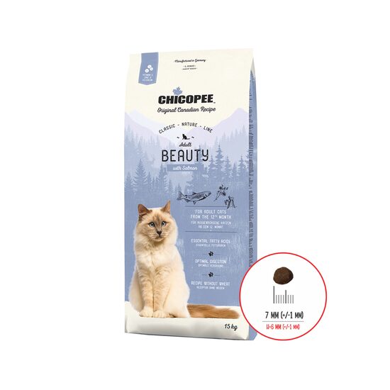 Hrană Uscată Pisici Chicopee CNL Beauty Salmon 15kg | Super Premium