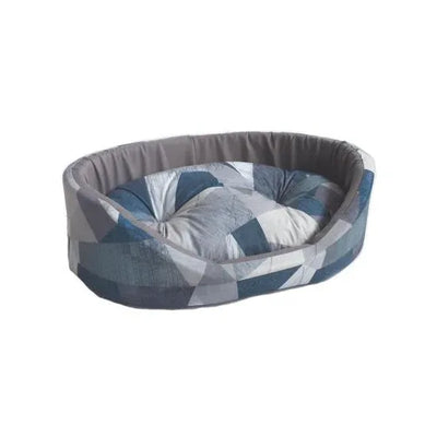 CULCUS TEXTIL PENTRU CAINI SI PISICI TAURUS 1 GEO BLUE - Petshop-constanta
