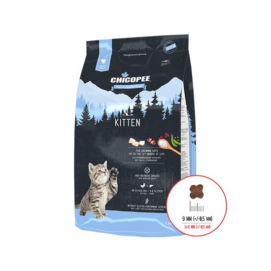 HRANA USCATA PENTRU PISICI SUPER PREMIUM CHICOPEE HNL KITTEN