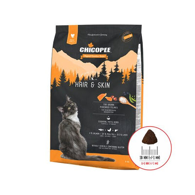 Hrană Uscată Pisici Chicopee HNL Hair & Skin 8kg | Blană și Piele