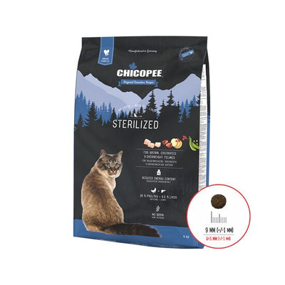 Hrană Uscată Pisici Sterilizate Chicopee HNL Sterilized 8kg | Super Premium
