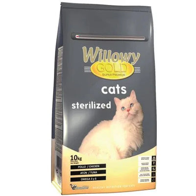 HRANA USCATA PENTRU PISICI WILLOWY GOLD CATS STERILIZED 10KG - Petshop-constanta