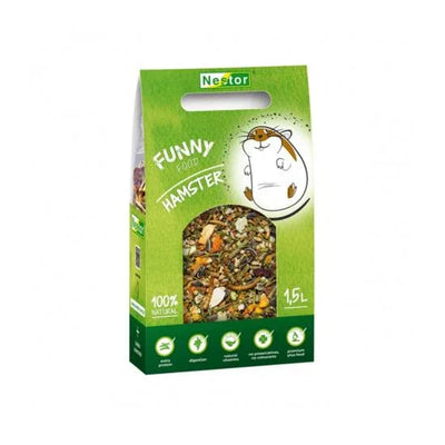 HRANA USCATA PENTRU HAMSTERI NESTOR FUNNY NATURAL 660 G - Petshop-constanta