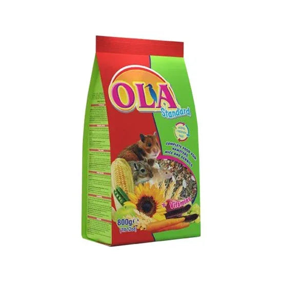 HRANA COMPLETA OLA PENTRU HAMSTERI, SOARECI SI GERBILI 800G - Petshop-constanta