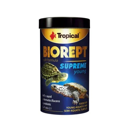 HRANA PENTRU BROASTE TESTOASE SI PESTI TROPICAL BIOREPT SOFT SUPREME 250ML/90G - Petshop-constanta