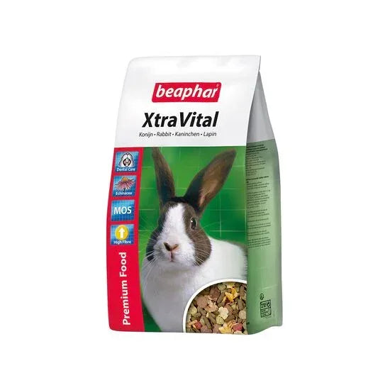 HRANA PREMIUM PENTRU IEPURI XTRA VITAL BEAPHAR 1KG - Petshop-constanta