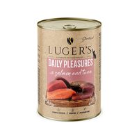Luger's hrană umedă conservă pisici sterilizate cu somon și ton, 400g