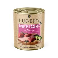 Luger's hrană umedă conservă câini cu curcan și broccoli, 800g