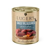 Luger's hrană umedă conservă câini cu ren și morcov, 800g