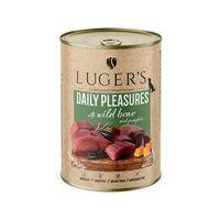 Luger's hrană umedă conservă câini cu mistreț și dovleac, 400g