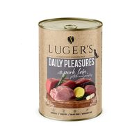 LUGER'S HRANA UMEDA CONSERVA CAINI CU MUSCHI DE PORC & CARTOF 400G