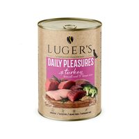 Luger's hrană umedă conservă câini cu curcan și broccoli, 400g