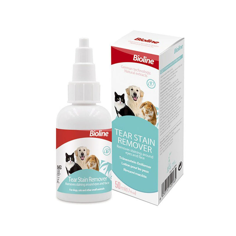 Bioline Soluție Îndepărtare Pete de Lacrimi Câini și Pisici 50ml