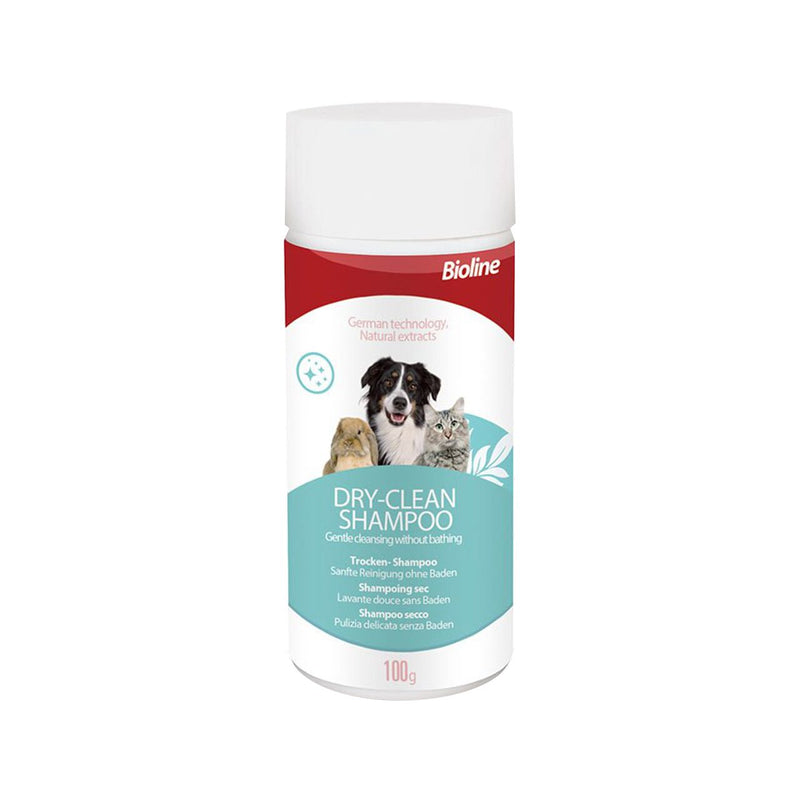 Bioline Șampon Uscat Dry Clean Câini și Pisici 100g