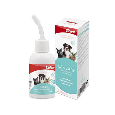 Bioline Soluție Curățare Urechi Câini și Pisici 50ml