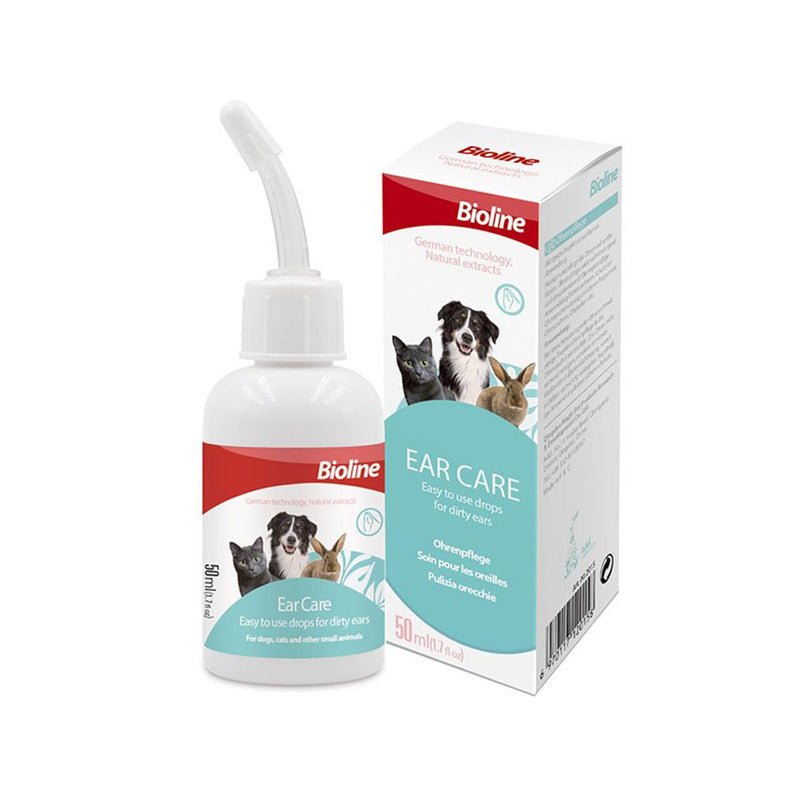 Bioline Soluție Curățare Urechi Câini și Pisici 50ml