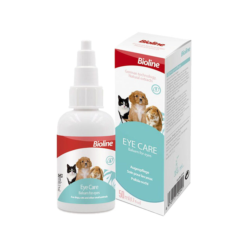 Bioline Soluție Curățare Ochi Câini și Pisici 50ml