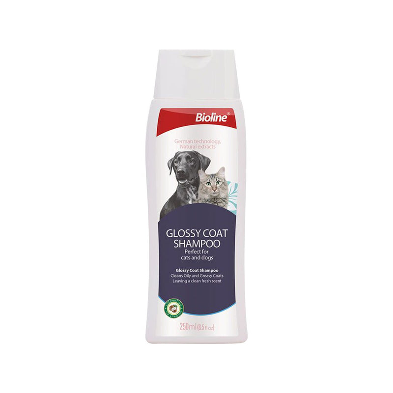Bioline Șampon pentru Blană Lucioasă Câini și Pisici 250ml