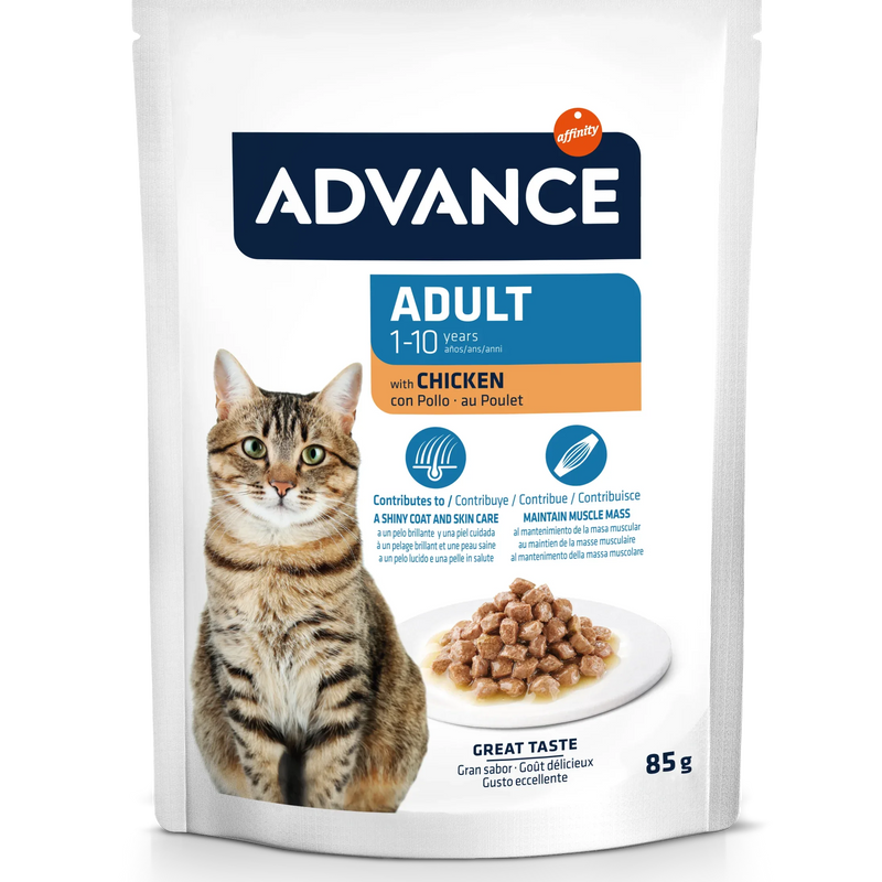 ADVANCE ADULT CU PUI PLIC 85g - Petshop-constanta