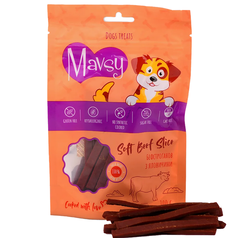 Mavsy Dried Duck Sausage cârnăciori de rață recompense câini 100 g