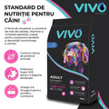 Vivo Adult Miel si Orez caini talie mica - beneficii proteina de miel 20% 2