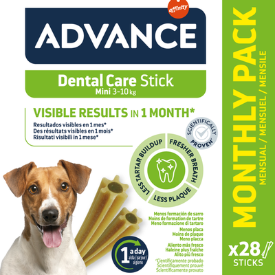Advance Dental Care Stick Mini batoane dentare câini talie mică 90 g