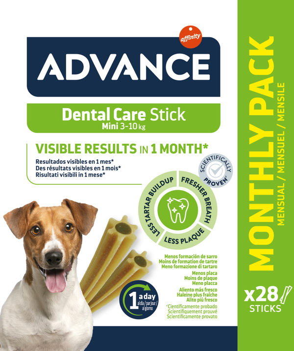 Advance Dental Care Stick Mini batoane dentare câini talie mică 90 g