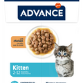 Advance Kitten hrană umedă pisoi cu pui, plic 85g 1