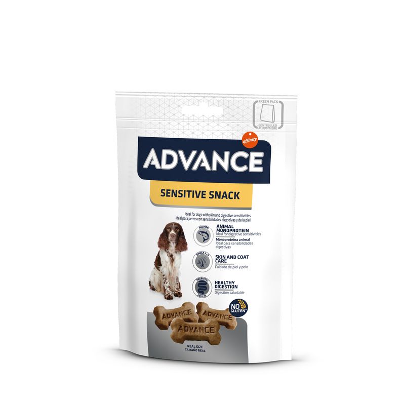 Advance Sensitive Snack recompense câini cu somon 150 g