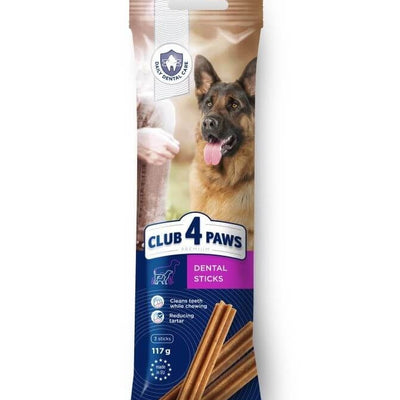 Club 4 Paws Premium Dental Sticks batoane dentare câini talie mare 117 g