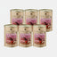 Six cans of Luger's Little's Moments pet food on a white background